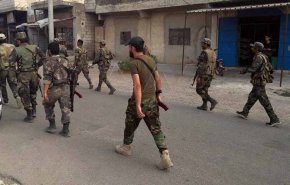 بالصور.. الجيش السوري يقوم بتمشيط مدينة نوى بريف درعا