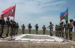 ادامه تمرینات نظامی مشترک جمهوری آذربایجان و ترکیه در نخجوان 