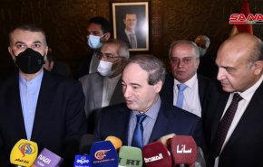 شاهد.. جدول أعمال وزير الخارجية الايراني في سوريا 