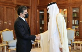 گفت وگوی امیر قطر و نچیروان بارزانی در مورد همکاری‌های مشترک 
