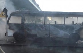 دمشق.. تفاصيل التفجير الارهابي الذي استهدف حافلة تحت جسر الرئيس