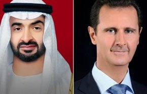 بشار اسد با ولی‌عهد ابوظبی تلفنی گفت‌و‌گو کرد