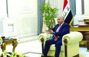 دیدار «برهم صالح» با رهبران ائتلاف‌ها و گروهای‌ شیعه عراق در بغداد