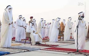 برگزاری نماز باران در قطر+ فیلم
