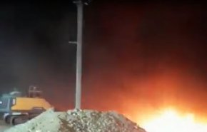 آتش‌سوزی در نزدیکی منطقه هسته ای رژیم صهیونیستی+ ویدیو
