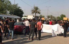 بالفيديو.. تشييع جثمان متظاهر عراقي قتل في احتجاجات الخضراء