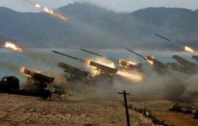 رزمایش توپخانه‌ای ارتش کره شمالی با هدف تقویت توان دفاعی