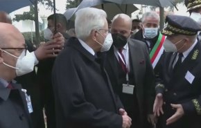 الرئيس الإيطالي يدشن حديقة باسم 'صديق الثورة الجزائرية'