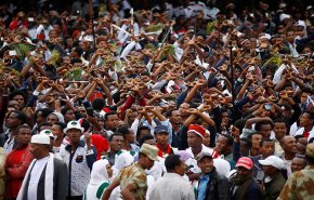 عشرات الالاف من الاثيوبيين يتوعدون جبهة تحرير تيغراي