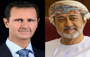 الرئيس السوري يبعث برقية الى سلطان عمان 
