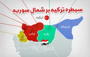 اینفوگرافیک | سیطره ترکیه بر شمال سوریه 