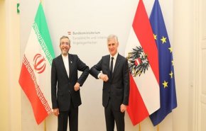 رئيس الوفد الايراني المفاوض يلتقي وزير خارجية النمسا 