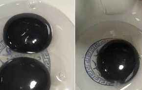 بالفيديو: إوزة تضع بيضاً بصفار أسود اللون يُحير العلماء
