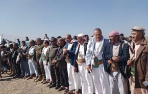 قبائل البيضاء اليمنية تندد بالتصعيد الأمريكي وجرائم العدوان السعودي 