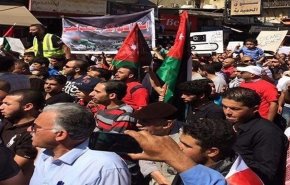 ادامه اعتراضات ضد صهیونیستی در اردن
