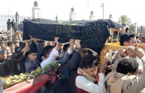 تشييع جثمان المغدور به عبدالملك السنباني في صنعاء
