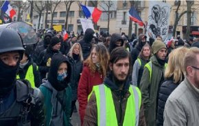 آغاز دور تازه تظاهرات جنبش اعتراضی جلیقه زردها در فرانسه