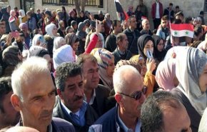 حرکت اعتراضی در حلب در مخالفت با اشغالگری ترکیه