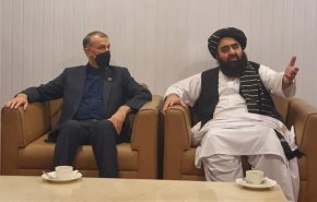 سرپرست دستگاه دیپلماسی طالبان با وزیر خارجه ایران دیدار کرد