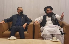 محادثات بين أميرعبداللهيان ووزير خارجية حكومة طالبان