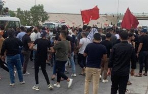 تجمع معترضان و تشدید تدابیر امنیتی در بغداد در آستانه اعلام نتایج انتخابات
