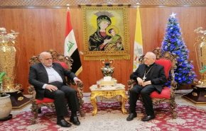 السفير الايراني في بغداد يلتقي بطريرك الكنيسة الكلدانية في العراق
