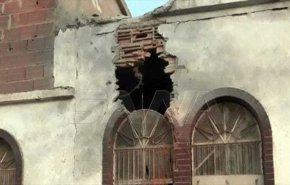 انهيار جزء من الجامع الكبير في أبو راسين باعتداء للقوات التركية ومرتزقتها