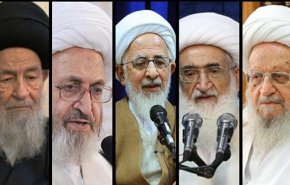 الرئيس الايراني يلتقي مراجع الدين في قم المقدسة