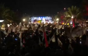 فیلم | طنین «سرود ملی ایران» نزدیک پایگاه نظامیان آمریکا