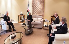 دیدار و رایزنی شاه اردن و وزیر جنگ رژیم صهیونیستی در اَمان