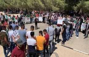 دانشجویان کرانه باختری رو در رو با رژیم‌صهیونیستی