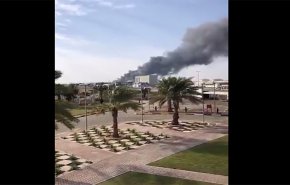 ویدئویی از اولین لحظات انفجار و آتش سوزی در ابوظبی