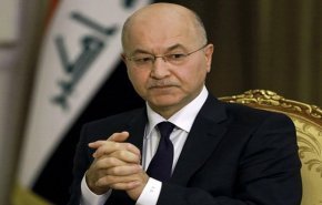 الرئيس العراقي يدين استهداف مقر رئيس البرلمان ويدعو لتوحيد الصف