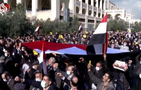 مسيرات إيرانية بعد صلاة الجمعة تدين استمرار العدوان على اليمن