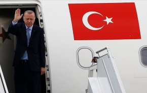 الرئيس الترکی يغادر  إسطنبول متوجها إلى أبوظبي