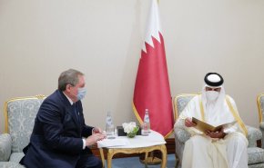 أمير قطر يتلقى رسالة خطية من بوتين