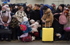 استمرار نزوح آلاف الأوكرانيين الى دول الجوار للاتحاد الاوروبي