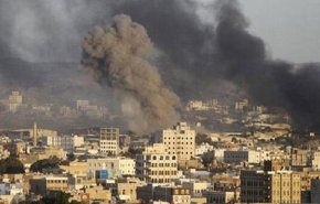 حملات جنگنده‌های ائتلاف سعودی به مناطق مختلف یمن