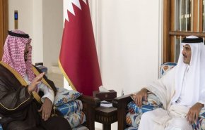 دیدار امیر قطر با معاون وزیر دفاع سعودی