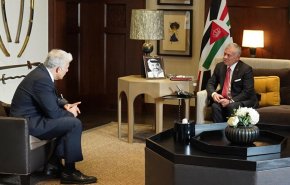 ملك الأردن يستقبل وزير خارجية كيان الاحتلال 