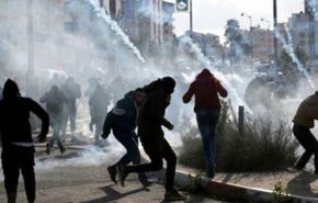 زخمی شدن ده‌ها فلسطینی و یک خبرنگار در درگیری با صهیونیست ها 
