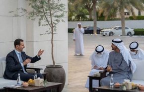 ولیعهد ابوظبی در دیدار با اسدخروج نیروهای غیرقانونی خارجی از سوریه را خواستار شد/ اعلام آمادگی امارات برای تقویت همکاری با سوریه در تمامی زمینه‌ها 
