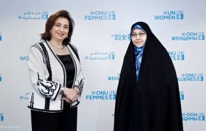 مساعدة الرئيس الايراني تلتقي المديرة التنفيذية لهيئة الأمم المتحدة للمرأة في نيويورك