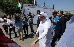 السفير القطري ونائبه يصلان غزة