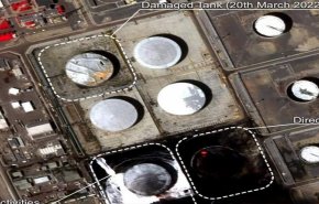تصاویر ماهواره ای از گستردگی ویرانی در تاسیسات آرامکو در عربستان 