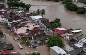 ۸ کشته درپی باران سیل آسا در برزیل