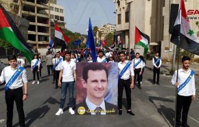 جشن استقلال سوریه در دمشق و جولان اشغالی
