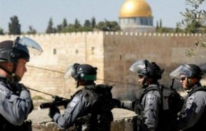 درگیری نظامیان صهیونیست با فلسطینیان در مسجد الاقصی