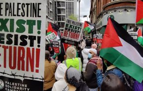 مظاهرات في لندن تندد بالانتهاكات الإسرائيلية بحق الأقصى