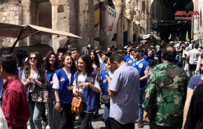 بمشاركة شعبية واسعة.. مسيرة حاشدة في دمشق بمناسبة يوم القدس العالمي